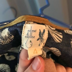 ANTHROPOLOGIE EDMÉ & ESYLLTE SEASHELL TANK